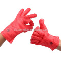 Guantes de silicona resistentes al calor de buena calidad para cocinar y hornear